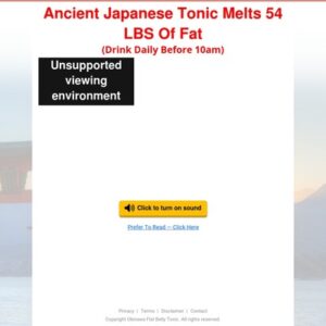 (3) Tonic discovered in Japan for astonishing effect on metabolism