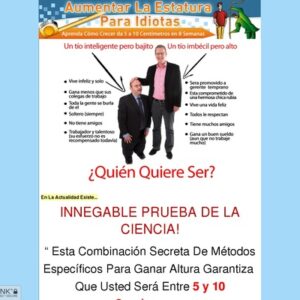Aumentar La Estatura Para Idiotas - Como aumentar la altura, como crecer mas alto, como conseguir mas alto y aumentar la altura