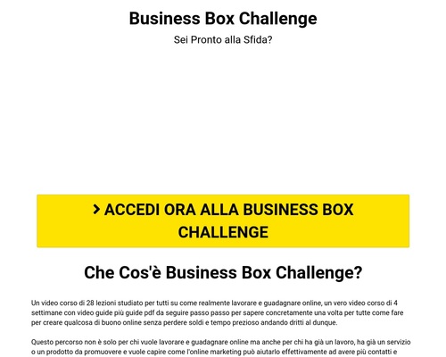 Business Box Challenge