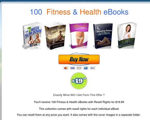 E 100 Fitness And Health eBooks