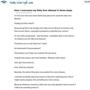 Fatty Liver Case Study cb | Blue Heron Health News
