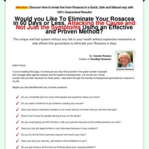 Goodbye Rosacea | Definitive Solution to Get Rid of Rosacea