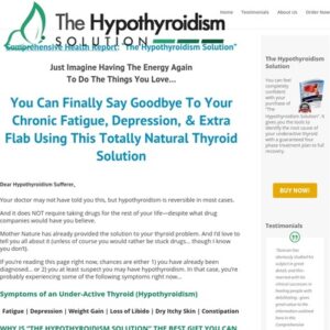 Homepage - The Hypothyroidism Solution