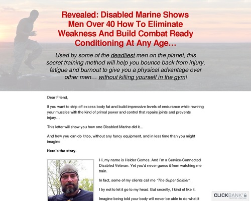 Disabled Marine Shows Men Over 40