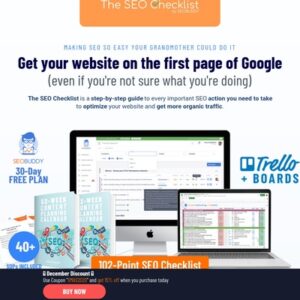 The SEO Checklist - Get to page one of Google the easier way