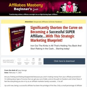 Affiliates Mastery