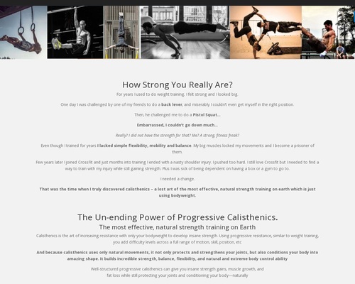 Build Insane Strength And Mad Skills With Progressive Calisthenics