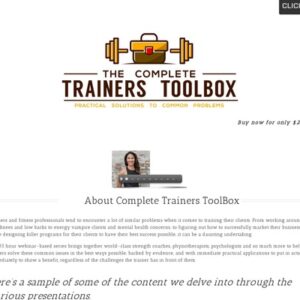 Complete Trainers Toolbox – Practical Solutions to Common Problems