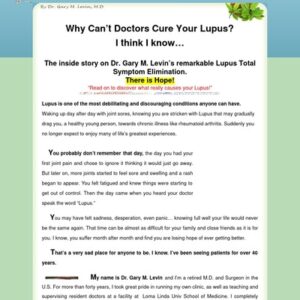Dr Gary's Lupus Natural Treatment Protocol  | Cure & Relief