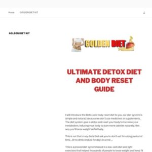 GOLDEN DIET KIT -