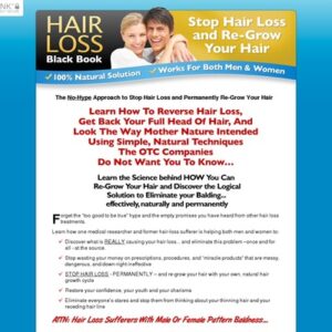 Hair Loss Black Book - Stop Hair Loss & Re-Grow Your Hair
