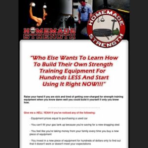 Homemade Strength | Homemade Equipment | Build Your Own Training Equipment | Make Your Own Strength Training Equipment for Less Money