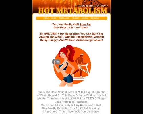 Hot Metabolism - Increase your metabolism to burn fat.