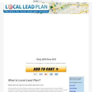 Local lead plan - Local lead generation training course