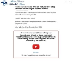 My Hemochromatosis cb vsl | Blue Heron Health News