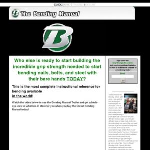 Nail Bending System - How to Build Hand Strength to Bend Nails, Bolts, and Steel