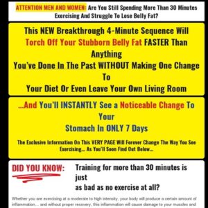 New 4-minute Fighter Abs - Highest Converting Ab Offer On The Internet