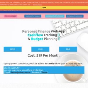 Nitsova Cashflow Management & Budgeting Web App