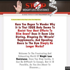 Stop Weight Loss Resistance: Strategies To Break Through Weight Loss Resistance