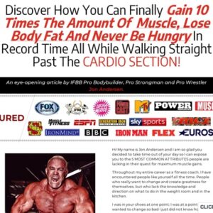 Deepwater Method - Ifbb Pro-bodybuilder Jon Andersen.