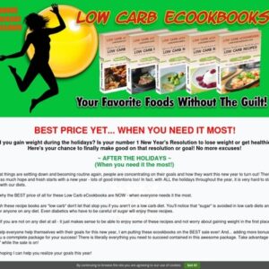 Low Carb eCookbooks Home - Low Carb eCookbooks