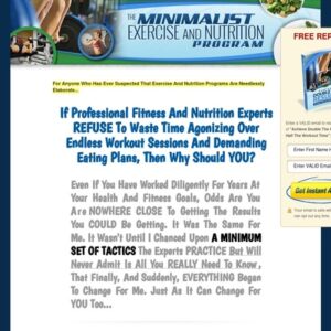 The Minimalist Exercise And Nutrition Program