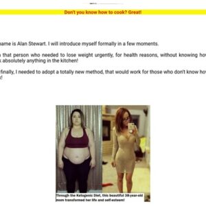 The Simple and Easy Ketogenic Diet for Those Who Are Not Used To Cook – A complete program of 18 weeks for you who want to lose weight, besides bringing all the other benefits for your health, even without knowing how to cook!