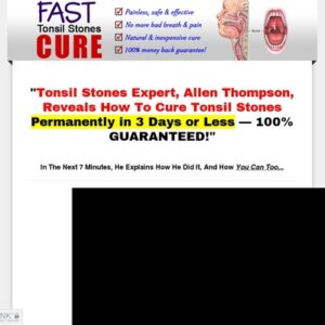 Fast Tonsil Stones Cure - High Conversions