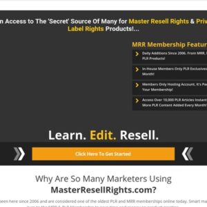 Master Resell Rights | Private Label Rights PLR | Master Resale Rights