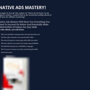 Native Ads Mastery - Sales Page