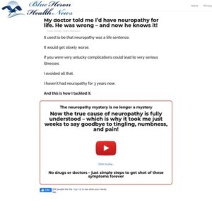 Neuropathy No More vsl cb | Blue Heron Health News