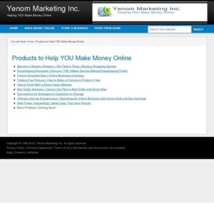 Products To Help You Make Money Online