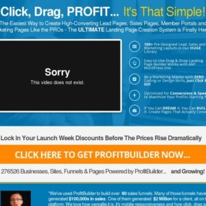 ProfitBuilder - The #1 Drag & Drop Marketing Page Builder for WordPress