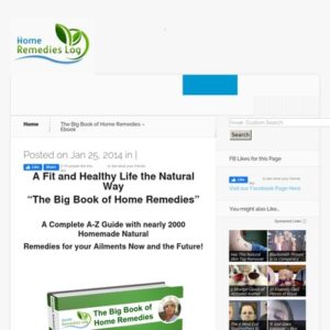 The Big Book of Home Remedies – Ebook | 🌿 Home Remedies Log
