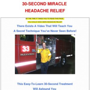 Headache Relief For Headache Pain in 30 Seconds!