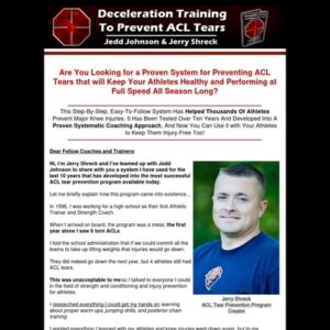 How to Prevent ACL Tears - Drills to Train Deceleration - How to Develop Safer, Stronger Knees to Prevent Knee Injuries