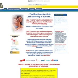 Hair Loss No More - HOW TO STOP YOUR HAIR LOSS NOW