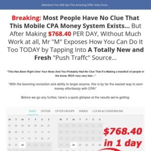 Mobi Profitrace 3.0 – FE Offer Page |