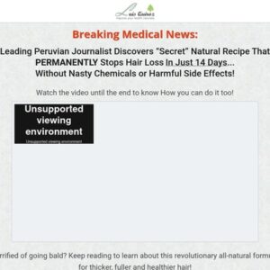 Stop Hair Loss Natural Solution New Alternative For Alopecia Problems