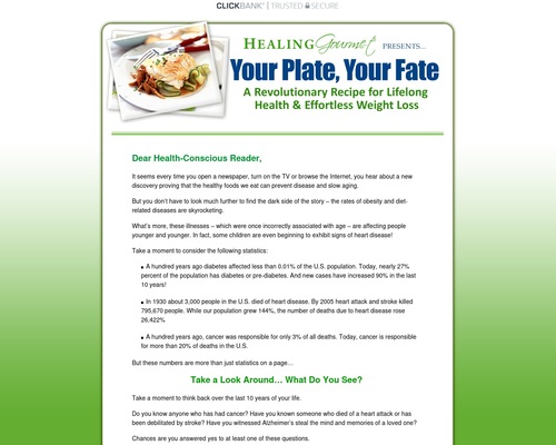 Your Plate, Your Fate | A Revolutionary Recipe for Lifelong Health & Effortless Weight Loss