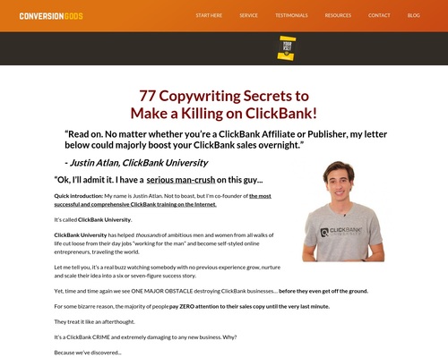 Official Clickbank Copywriting Guide - Conversion Gods