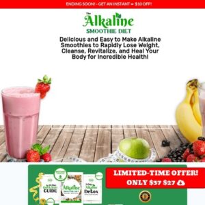 14 Day Alkaline Smoothie Diet Weight Loss Program