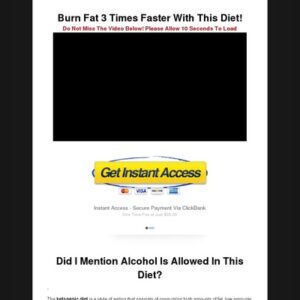 The Ketogenic Diet/ Low-Carb Diet - Alcohol is allowed in this diet!