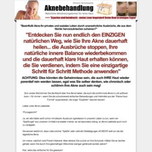Medikamente zur Behandlung von Akne bei TV-Gesundheit Apotheke bestellen