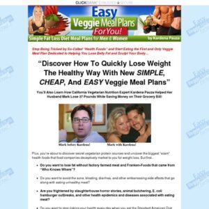 Easy Veggie Meal Plans - Vegan Diet - Vegetarian Diet
