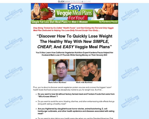 Easy Veggie Meal Plans - Vegan Diet - Vegetarian Diet