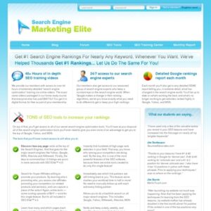 Brad Callen's new Elite SEO Membership Site - Search Marketing Elite